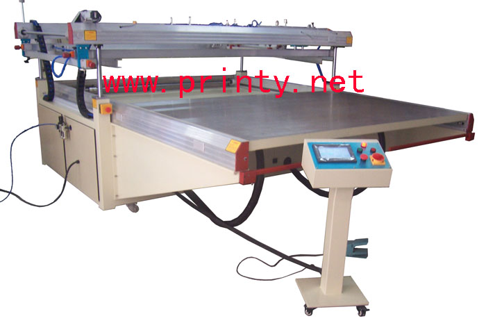 Four posts screen printer,Four posts sliding table screen printer,Automatic four post large flat shuttle table screen printing machine equipment factory manufacturers
