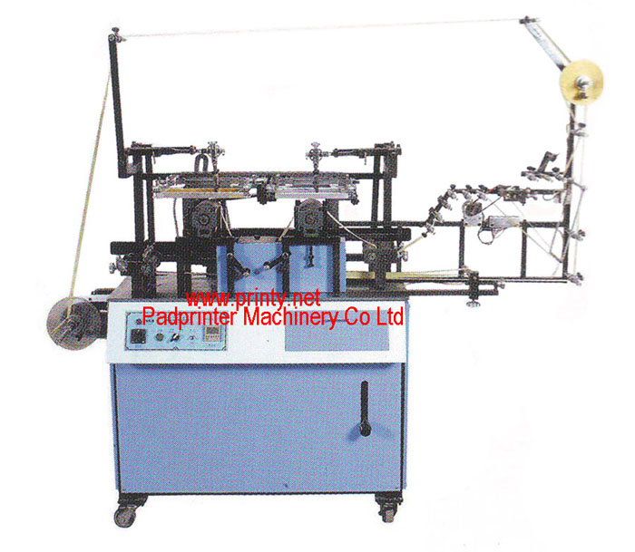 Fully Automatic Electrical 2 colors ribbon screen printer 