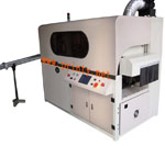 Fully automatic screen print machine for round and oval bottle
